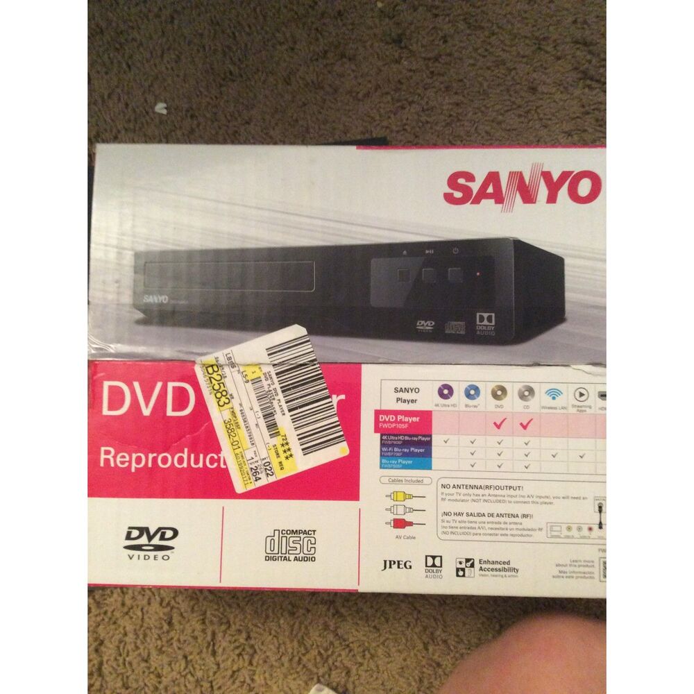 Sanyo DVD Player, Reproductor DVD B16